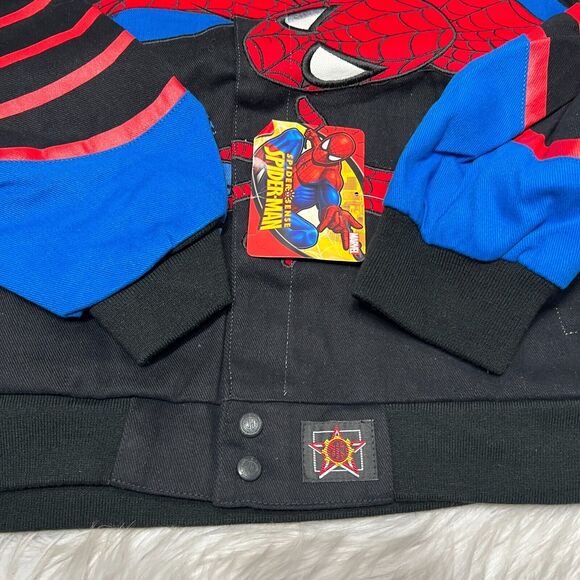 JH DESIGN YOUTH SPIDERMAN JACKET SIZE 2XL 13-14 WALL CRAWLER SPIDER-MAN - Picture 4 of 7